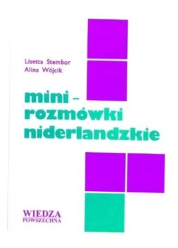 MINI-ROZMÓWKI NIDERLANDZKIE LISETTA STEMBOR, ALINA WÓJCIK