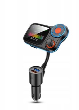 TRANSMITER SAMOCHODOWY FM DO ZAPALNICZKI BLUETOOTH ŁADOWARKA USB T831