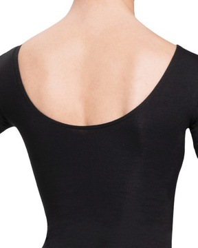 BODY BALETOWE STRÓJ DO BALETU TAŃCA CZARNY L