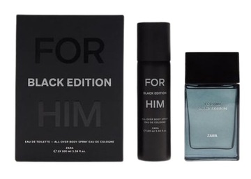 A408 ZARA Perfumy MĘSKIE FOR HIM BLACK EDITION 200