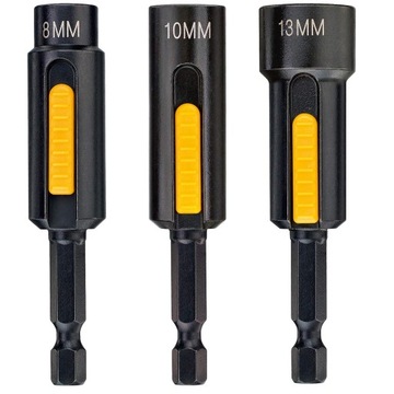 DEWALT DT7460 УДАРНЫЕ МАГНИТНЫЕ ГОЛОВКИ 8/10/13 мм