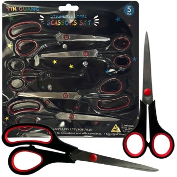 НАБОР ПВЯНЫХ НОЖНИЦ, 5 ШТ. НАБОР УНИВЕРСАЛЬНЫХ НОЖНИЦ