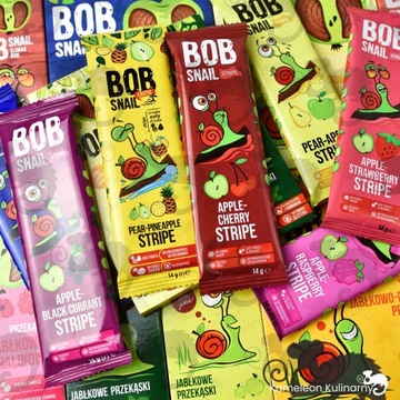 BOBSNAIL PRZEKĄSKA OWOCOWA BEZ CUKRU JABŁKOWO-MALINOWA w czekoladzie 30G