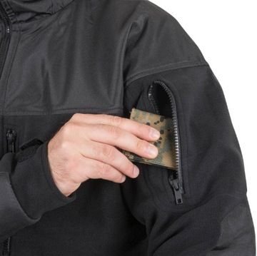Bluza Męska Polarowa Polar Kurtka Helikon Classic Army Ciepła Czarna L