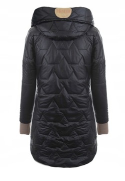 ЖЕНСКАЯ ЛЕГКАЯ СТЕГАНАЯ ПЕРЕХОДНАЯ ВЕСЕННЯЯ КУРТКА С КАПЮШОНОМ S