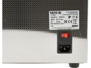 УЛЬТРАЗВУКОВАЯ МОЕЧНАЯ МАШИНА YATO 22L YT-55801