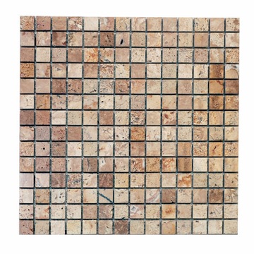 mozaika marmurowa trawertyn beige 30,5x30,5x1