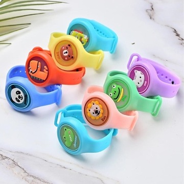 СВЕТОДИОДНЫЕ ДЕТСКИЕ СИЛИКОНОВЫЕ ЧАСЫ MOSQUITO