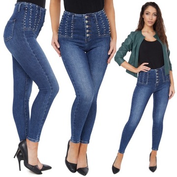 123_ M/38 _SPODNIE JEANS RURKI dżety - M.SARA