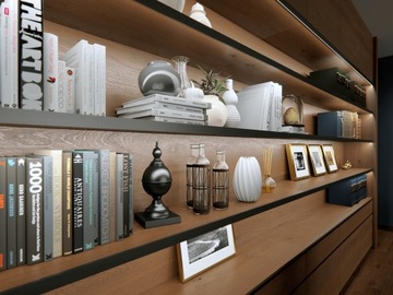 Q18 ЧЕРНЫЙ АЛЮМИНИЕВЫЙ ПРОФИЛЬ 2М ДЛЯ СВЕТОДИОДНЫХ ЛЕНТ