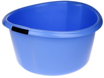 BENTOM - Miska plastikowa - DUŻA - na pranie - SOLIDNA - Ø 46 cm - 25 L