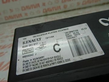 RENAULT MODUL / GRAND JINÝ ŘÍDÍCÍ