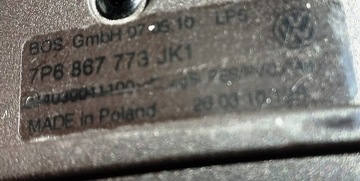 7P6867773 ROLETA KUFRU VOLKSWAGEN VW TOUAREG II 7P