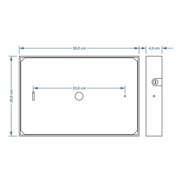 Подсветка номера дома, адресная доска, адрес KML LED 30x20
