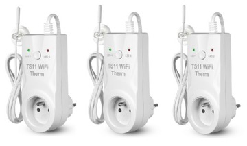 Termostat wtykowy do gniazda TS11 WiFi Therm 3 szt