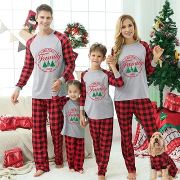 PIŻAMA 2024 Boże Narodzenie pasujące piżamy dla całej rodziny ekskluzywne j