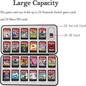 ЧЕХОЛ-ОРГАНИЗАТОР ДЛЯ КАРТ POKEBALL OLED MICRO SD NINTENDO SWITCH