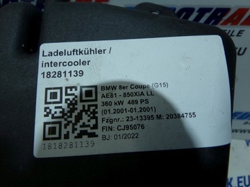 BMW G11 G12 G14 G15 G30 G31 NÁDRŽ VYROVNÁVACÍ KAPALINY CHLADÍCÍHO 8607137