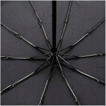 АВТОМАТИЧЕСКИЙ СКЛАДНОЙ ЗОНТ ВОЛОКОННЫЙ ЗОНТ ЧЕРНЫЙ