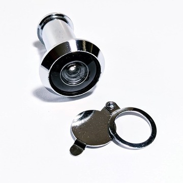 Wizjer Judasz drzwi GD 35-60 mm 180° 16 mm SREBRNY