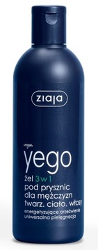 Мужской подарочный набор Ziaja Yego из 4 косметических средств, крем-бальзам-гель в шариковом исполнении, 300 мл