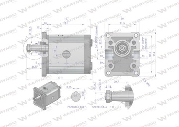 Гидравлический насос 28,0 см3 макс. 160 бар Вариньский