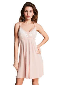 -XL- Vanilla koszula nocna S008 64 dusty pink