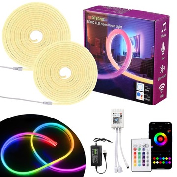 Taśma LED neonowa z miękkimi paskami świetlnymi-10M
