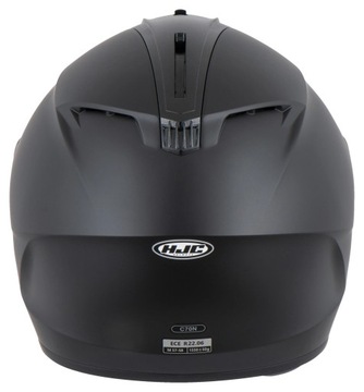 ШЛЕМ INTEGRAL HJC C70N SOLID ПОЛУПЛОСКИЙ ЧЕРНЫЙ M