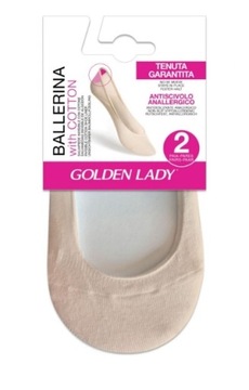 Balerinki Golden Lady Ballerina 6P Cotton A'2 naturale/odc.beżowego M/L
