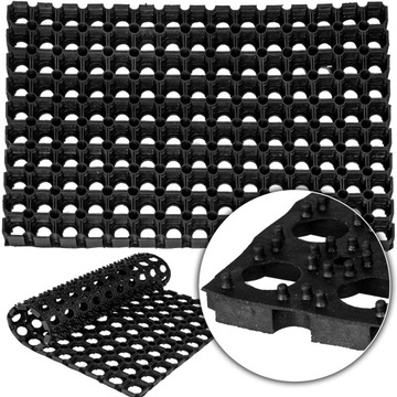 КОВРИК ПРИДВЕРНЫЙ, АЖУРНЫЙ КОВрик, РЕЗИНОВЫЙ НАРУЖНЫЙ, ТОЛЩИЙ, 22ММ, 50Х100СМ