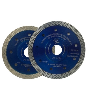 ZESTAW TARCZA DIAMENTOWA DYSK DO GRESU 125 115
