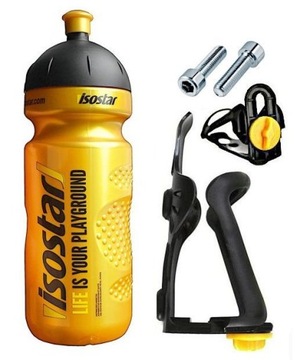 Zestaw Rowerowy Bidon 650 ISOSTAR Koszyk Regul. 17