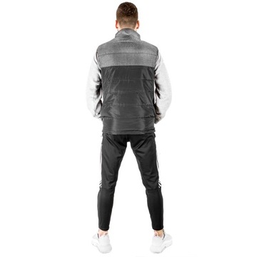 ЖИЛЕТ МУЖСКОЙ USB С ПОДОГРЕВОМ, СТЕГАНЫЙ, УТЕПЛЕННЫЙ ФЛИС С КАРМАНАМИ