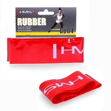 Резинки для фитнес-тренировок для упражнений 9-16 кг HMS Red Mini Band Solid