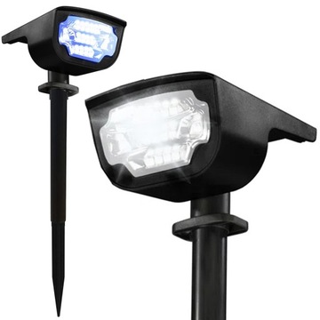 LAMPA OGRODOWA SOLARNA WBIJANA LAMPKA LED KOLORY