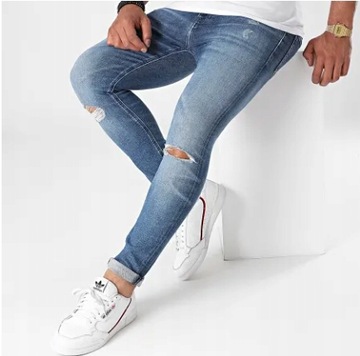 CALVIN KLEIN SPODNIE JEANSOWE MĘSKIE 31/34 1ZGD