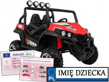 Ramiz Всюдихідні Grand Багі Lift для дітей Червоний Привід 4x4 Пульт Радіо