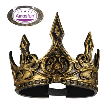 IMPERIAL ROYAL CROWN косплей короля реалистичный внешний вид золотого тона
