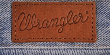 WRANGLER spodenki HIGH WAIST blue jeans PIN UP SHORT _ S