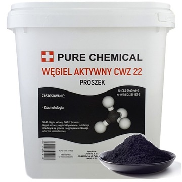 WĘGIEL AKTYWNY PROSZEK CWZZ 22 PURE CHEMICAL 1kg