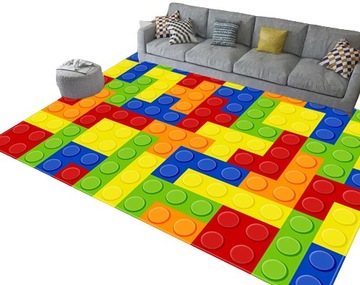 OKRĄGŁY DYWAN DLA GRACZY 3D GAMINGOWY 120X120