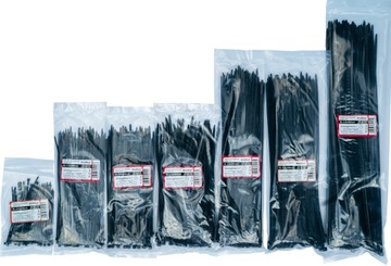 НАБОР КАБЕЛЬНЫХ СТЯЖЕК ЗАГЛУШКИ STRONG ЧЕРНЫЕ РАЗНЫЕ 700 ШТ.