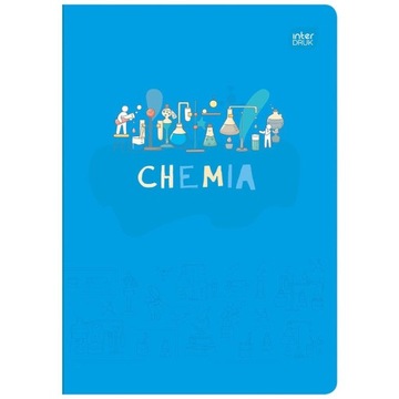 Zeszyt A5 kratka 60 kartek przedmiotowy Chemia