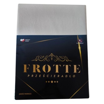 Prześcieradło z gumką Frotte 220x200 RÓŻNE KOLORY