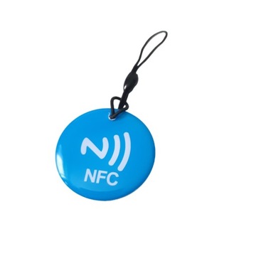 Brelok TAG NFC nTag213 NIEBIESKI