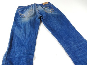 SPODNIE JEANSOWE DZIURY HOLLISTER W24 L31 36 S