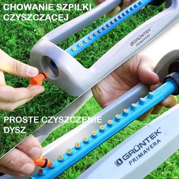 ПОВОРОТНЫЙ СПРИНКЛЕР PRIMAVERA 16 ФОРСУНОК 336 М2. ТУРБО