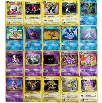 Набор карточек POKEMON 1996 60шт 60шт 100шт.