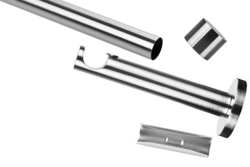 ОДИНАРНЫЙ МЕТАЛЛИЧЕСКИЙ КАРДИН 280 СМ 19 ММ LOFT 5 ЦВЕТОВ НА ВЫБОР